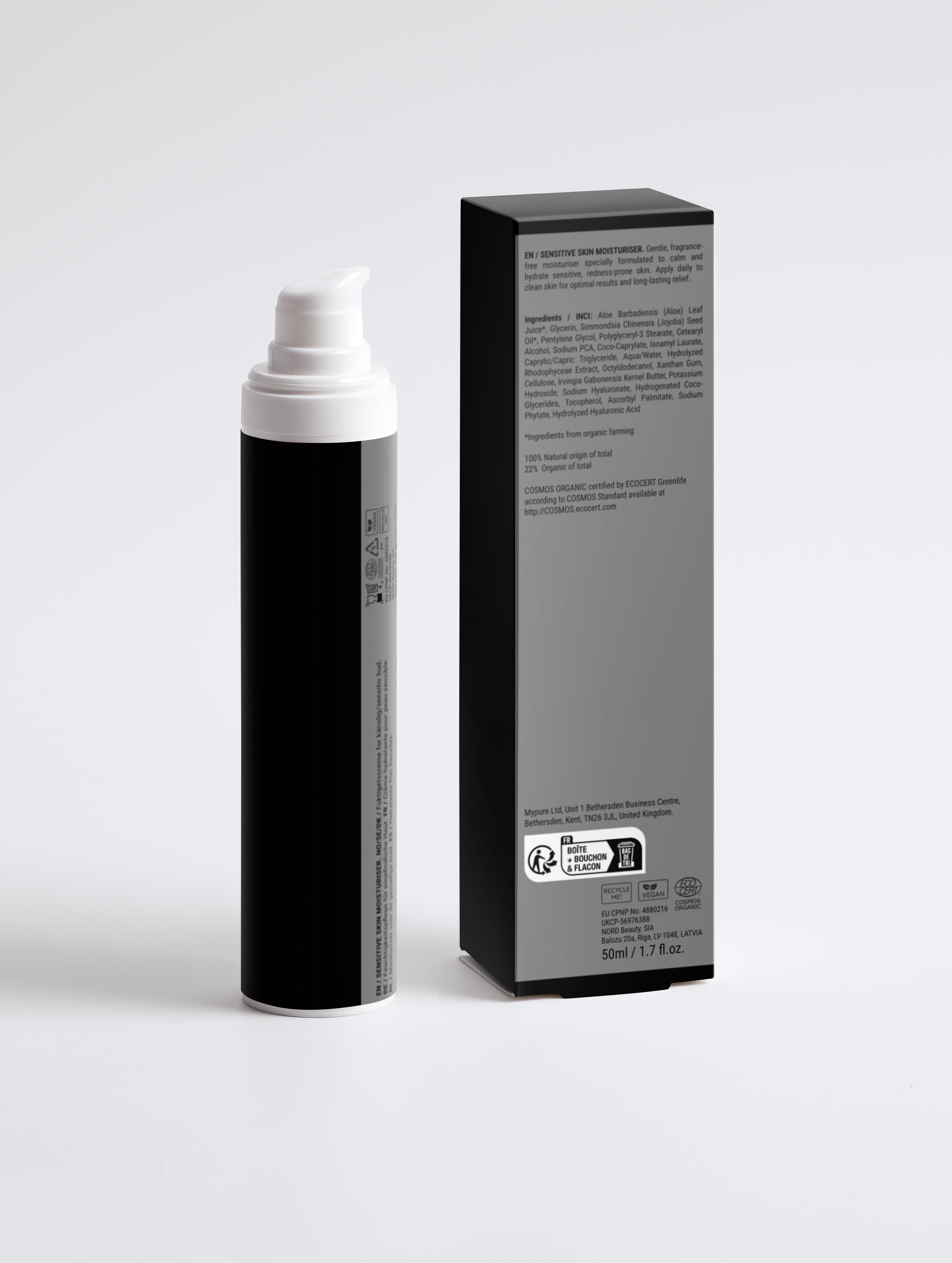 Sensitive Skin Moisturiser, Fragrance Free